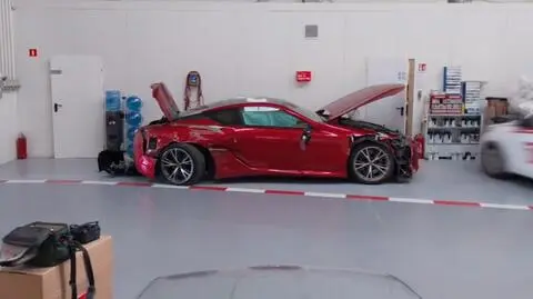 Lexus LC 500 po poważnym wypadku