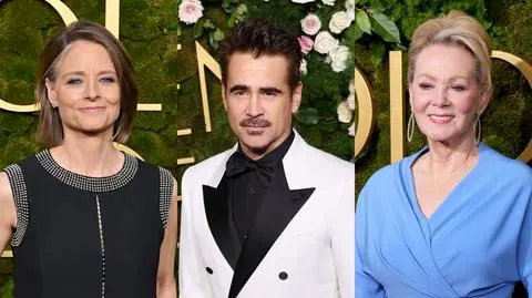 Jodie Foster, Colin Farrell i Jean Smart na Złotych Globach