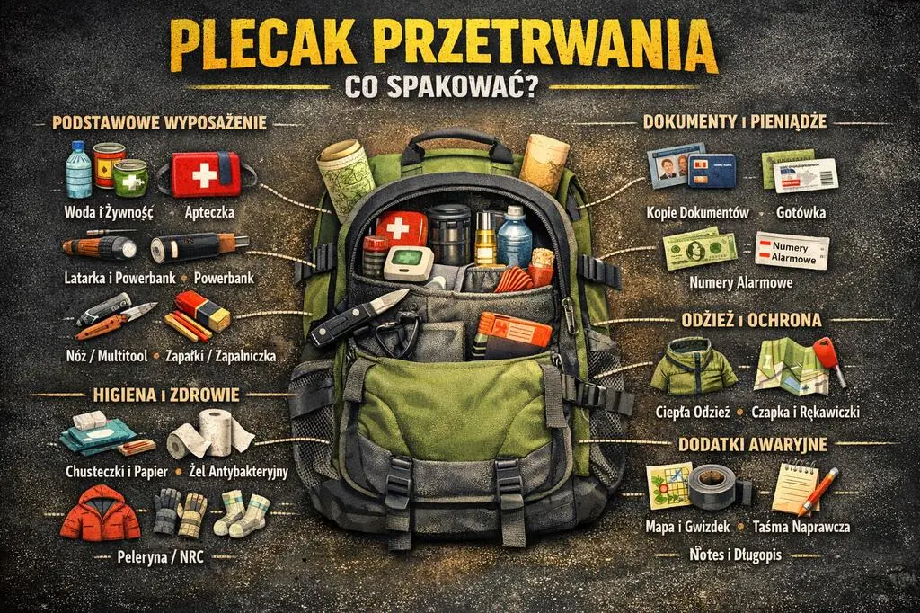 Co powinno znaleźć się w plecaku przetrwania?