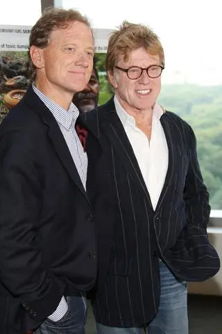 Robert Redford i jego syn James Redford 
