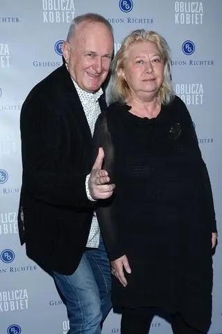 Jacek Cygan z żoną Ewą Łabuńską