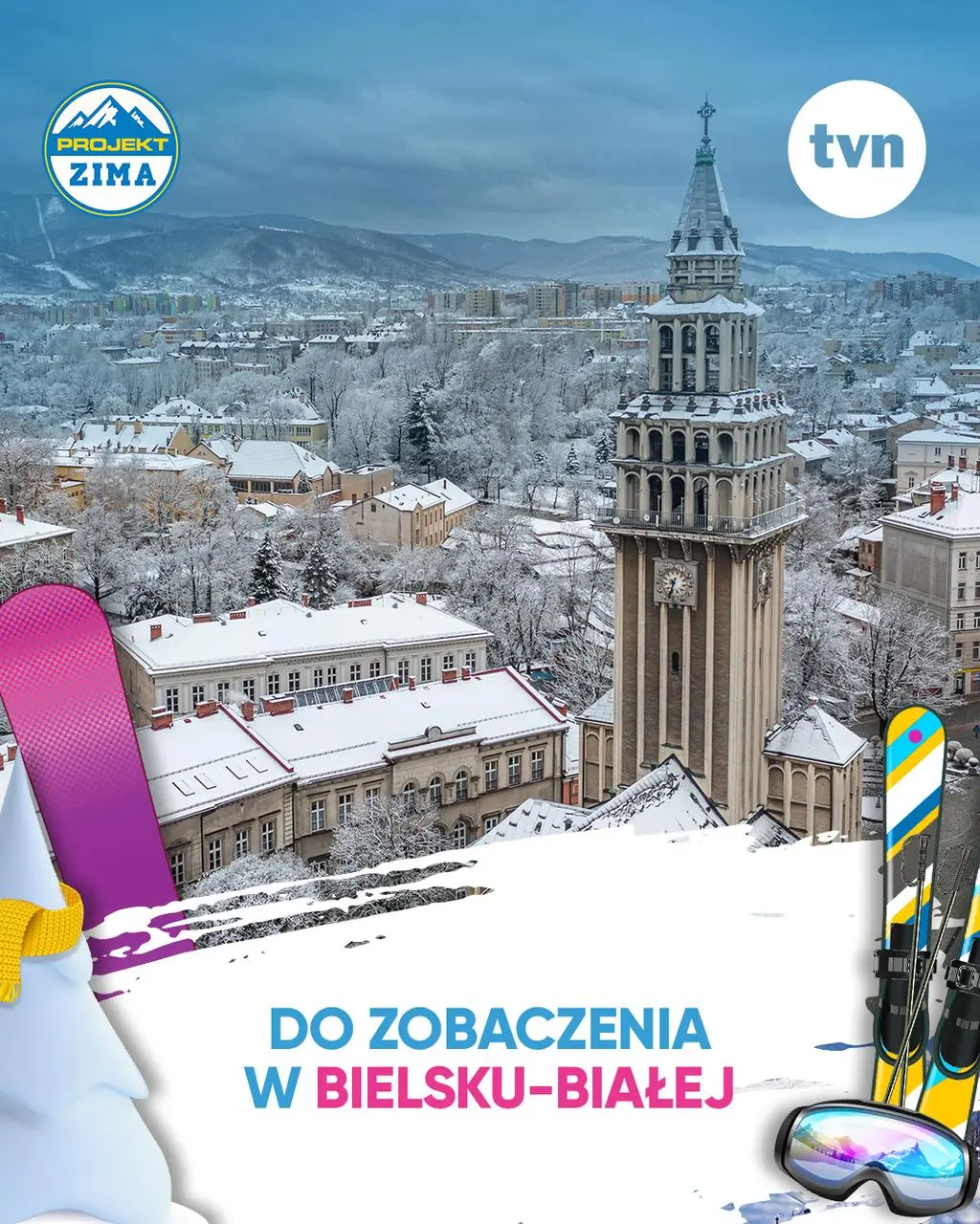 Projekt Zima TVN 2025 w Bielsku-Białej