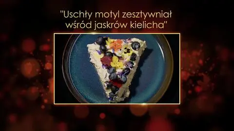 "Ugotowani 14". Tarta cytrynowa z jadalnymi kwiatami Marii z Warszawy