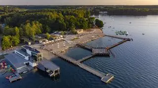 Plaża miejska nad Jeziorem Ukiel