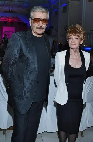 Maria Czubaszek i Wojciech Karolak