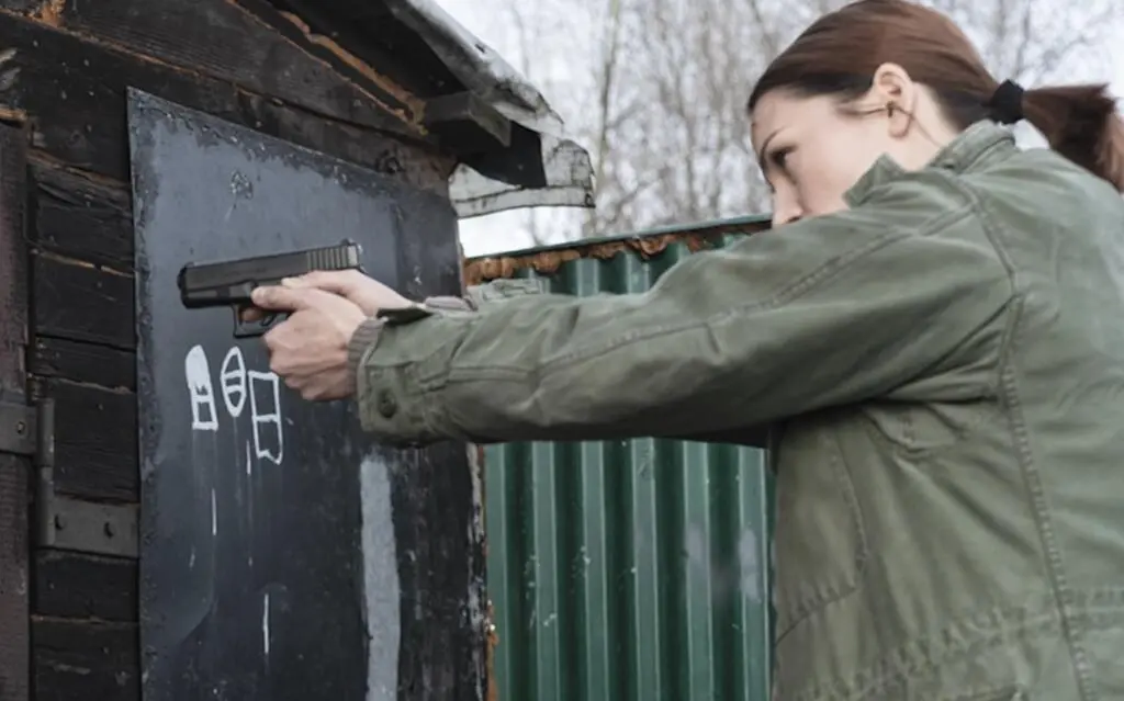 Katarzyna Wajda na planie serialu "Odwilż"