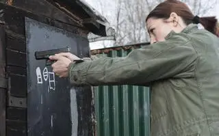 Katarzyna Wajda na planie serialu "Odwilż"