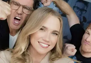 Agnieszka Kaczorowska i Tomasz Włosok u Kuby Wojewódzkiego