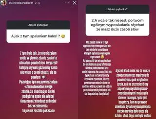 Ola z "Hotelu Paradise 11"