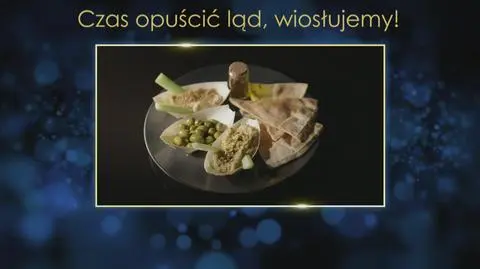 Gazela i Patryk: CZAS OPUŚCIĆ LĄD, WIOSŁUJEMY! 
czyli hummus posypany zatarem