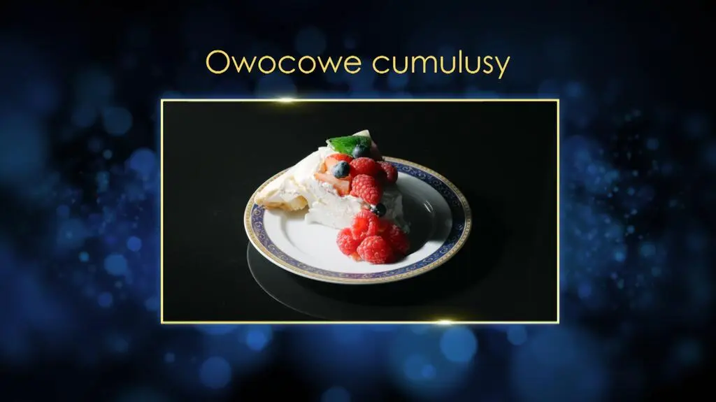 Halina i Jarek: OWOCOWE CUMULUSY, czyli beza z bitą śmietaną i owocami
