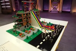 Lego Masters: odcinek 1, zadanie 1 - Adam i Mateusz