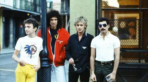Queen w składzie: John Deacon, Brian May, Roger Taylor i Freddy Mercury