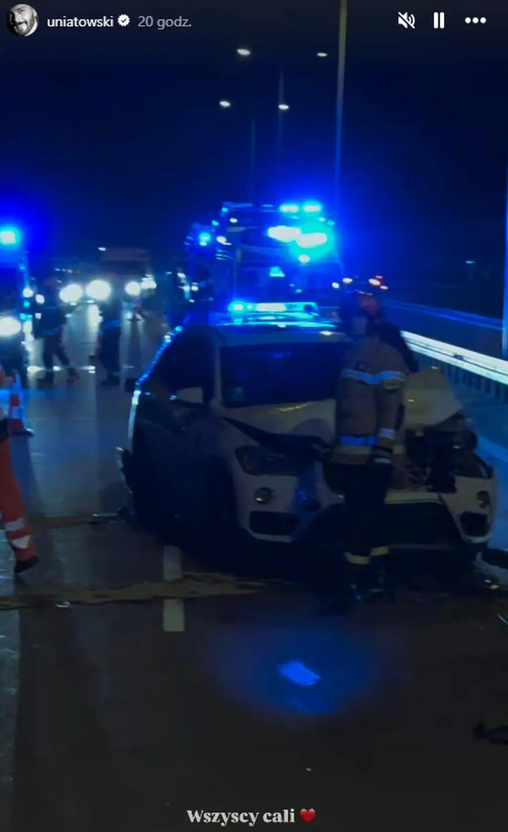 Sławek Uniatowski miał wypadek