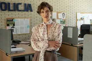 Aleksandra Domańska jako Laura Lind w serialu "Młode gliny"