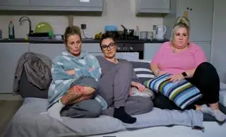 "Gogglebox. Przed telewizorem". Mirka, Aneta i Paulina