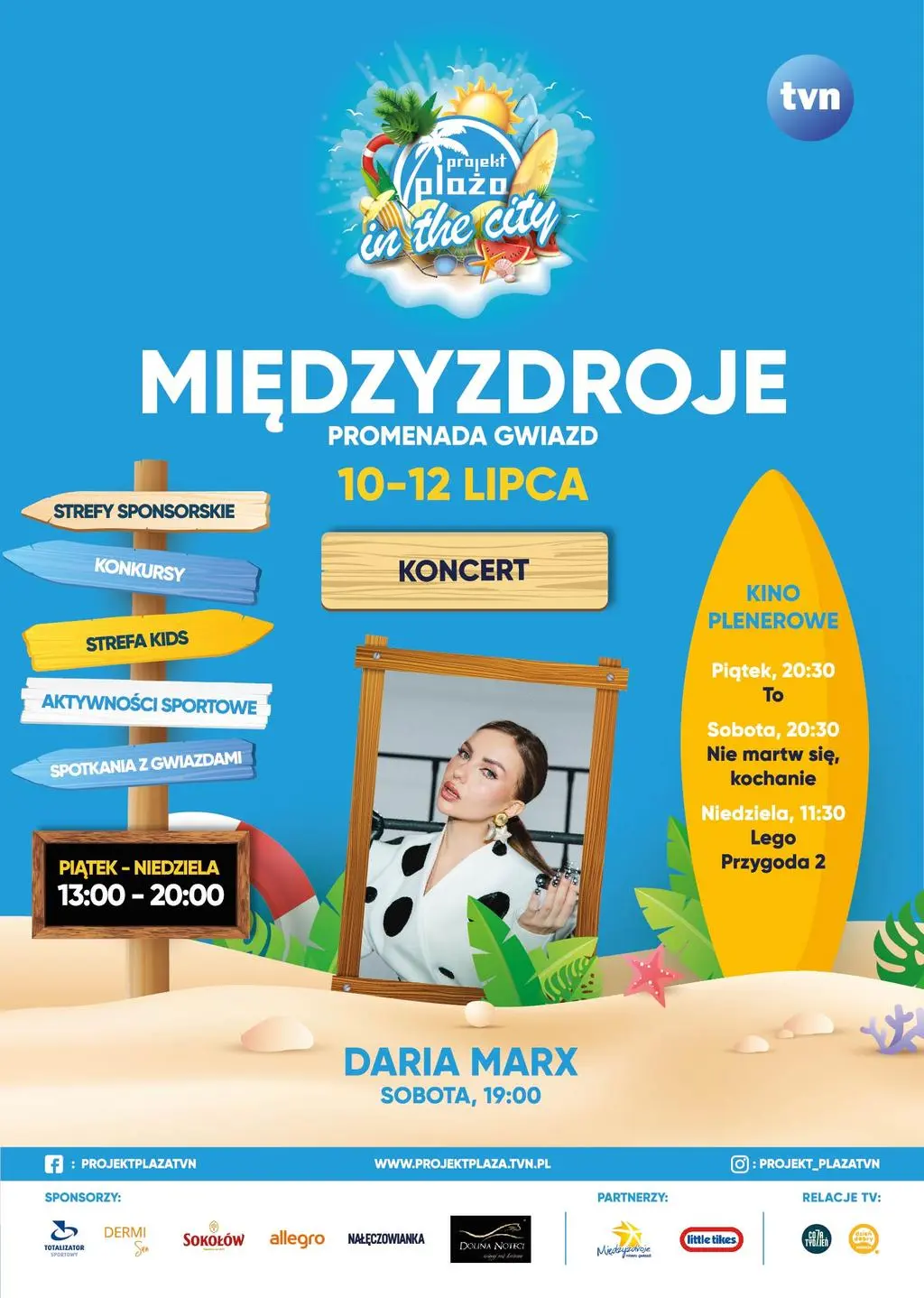 Projekt Plaża TVN i Projekt Plaża in the City w Międzyzdrojach