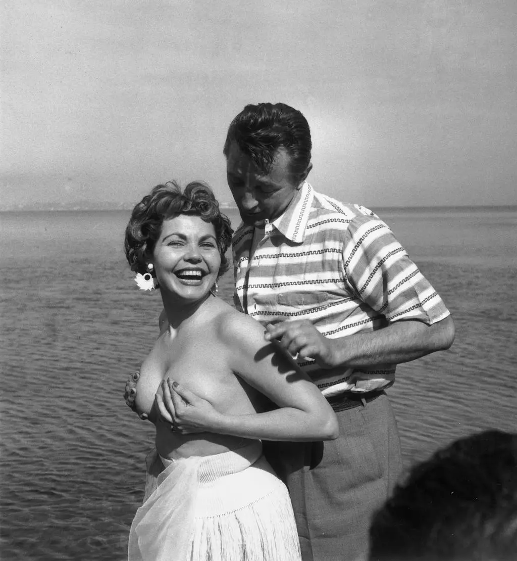 Simone Silva w Cannes w 1954 roku