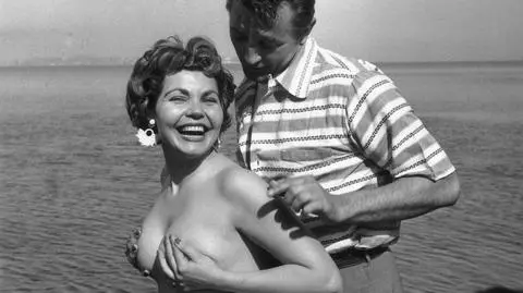 Simone Silva w Cannes w 1954 roku