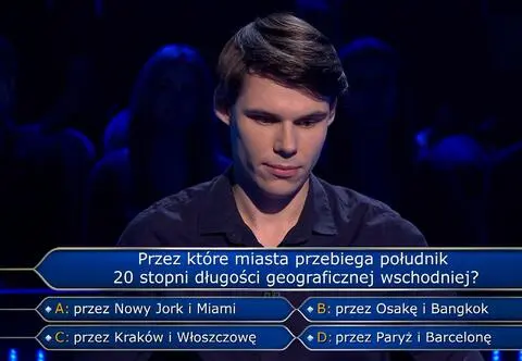 "Milionerzy". Południk, fiordy i Trójkąt Bermudzki. Pytania z geografii z odcinków 745-767