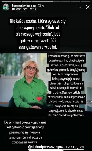 "Ślub od pierwszego wejrzenia". Hanna Kąkol o uczestnikach