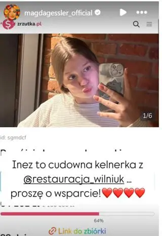 Magda Gessler wspiera chorą Inez z "Kuchennych rewolucji"