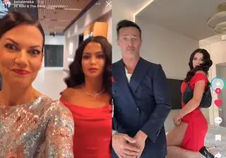 Alżbeta Lenska z córką