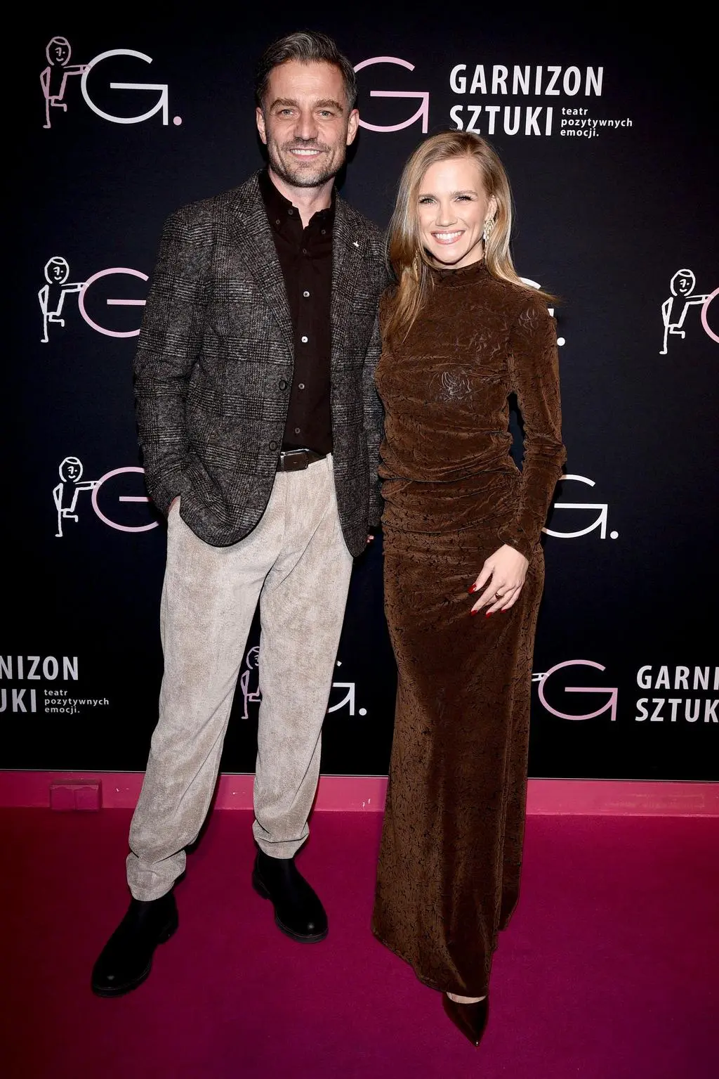 Agnieszka Kaczorowska i Marcin Rogacewicz