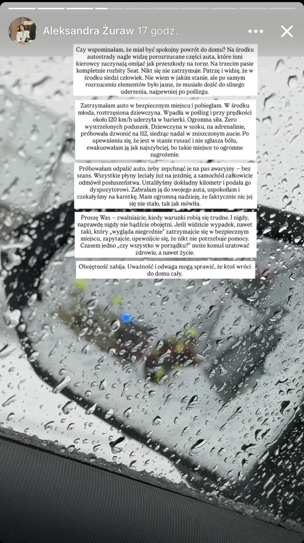 Relacja Aleksandry Żuraw-Świątek 