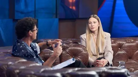 Angelika "Andziaks" Trochonowicz i Bartosz Obuchowicz w 6. odcinku 39. sezonu "Kuby Wojewódzkiego"