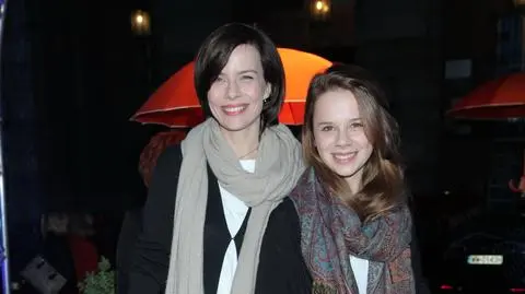 Agata Kulesza z córką