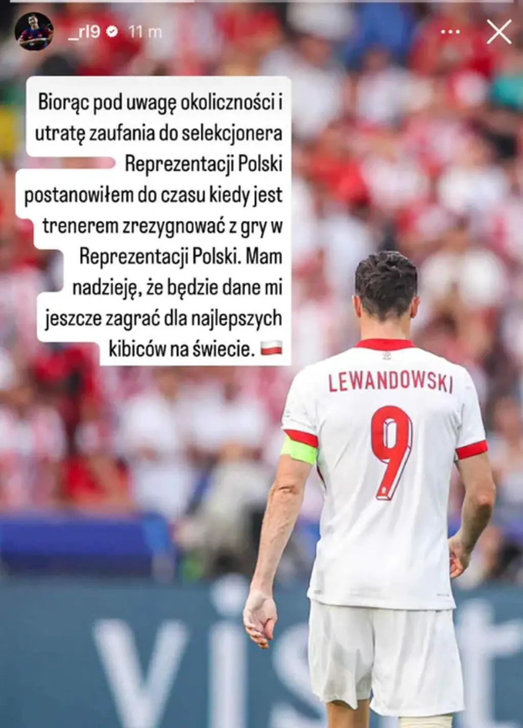 Robert Lewandowski wydał oświadczenie
