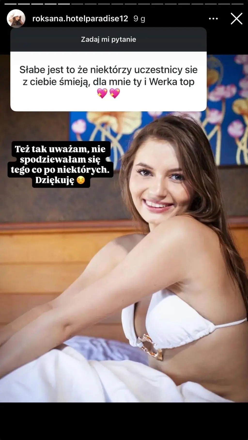 Roksana Więcko z "Hotelu Paradise 12" o hejcie