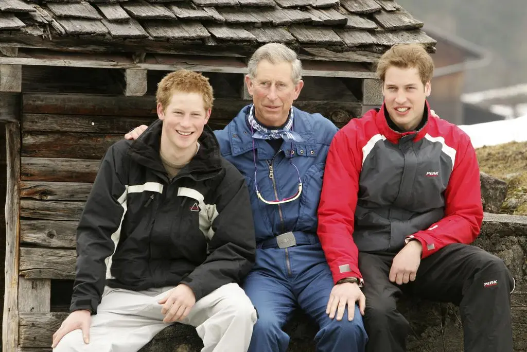 Książę Harry, król Karol III, książę William