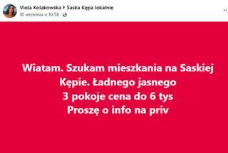 Viola Kołakowska szuka mieszkania 