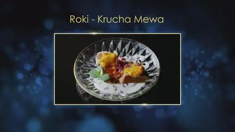 Marta i Jakub: Roki – krucha mewa, czyli kruche ciastko owsiane na kremie śmietankowym z naturalną wanilią i musem z rokitnika