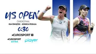 Ćwierćfinałowy mecz Igi Świątek w US Open na żywo w Eurosporcie 1 i Playerze