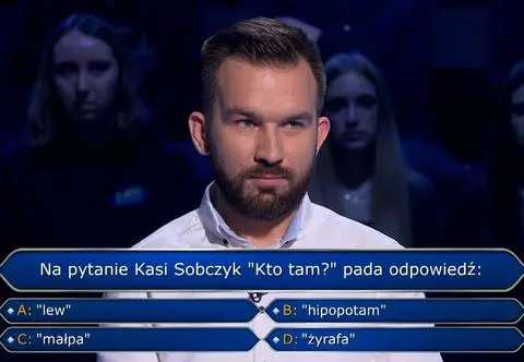 Co pada po pytaniu "Kto tam?" w piosence Kasi Sobczyk?