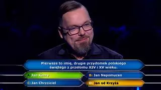 Milionerzy: Andrzej Pawluś wygrał 40 tysięcy