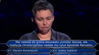 "Milionerzy". Anna nie zawahała się przy pytaniu z religii. Zgarnęła ćwierć miliona złotych?