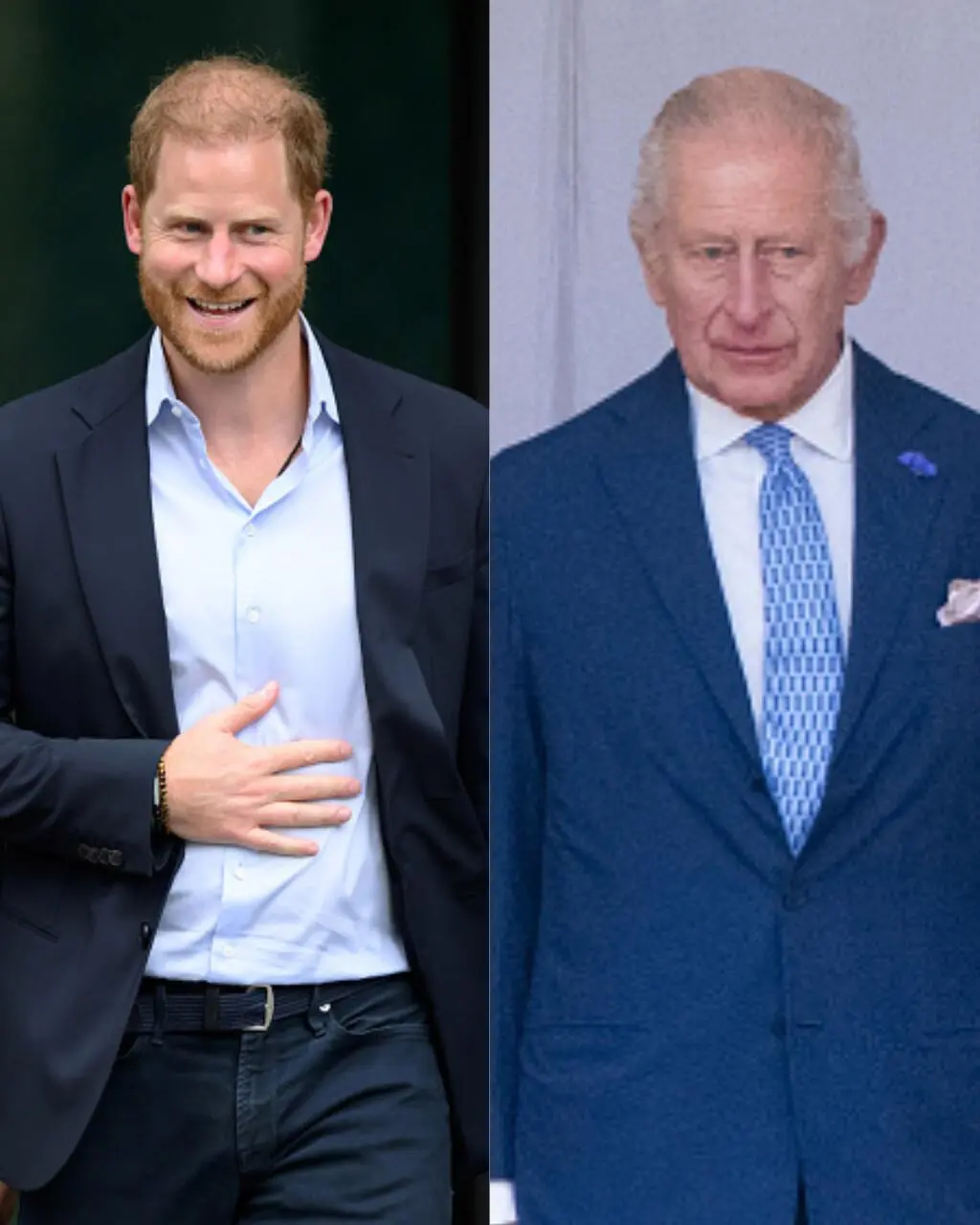 Król Karol i Książę Harry