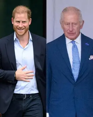 Król Karol i Książę Harry