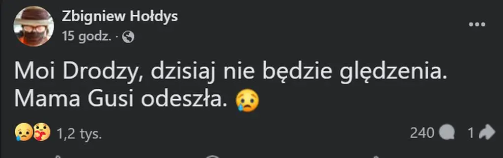Wpis Zbigniewa Hołdysa