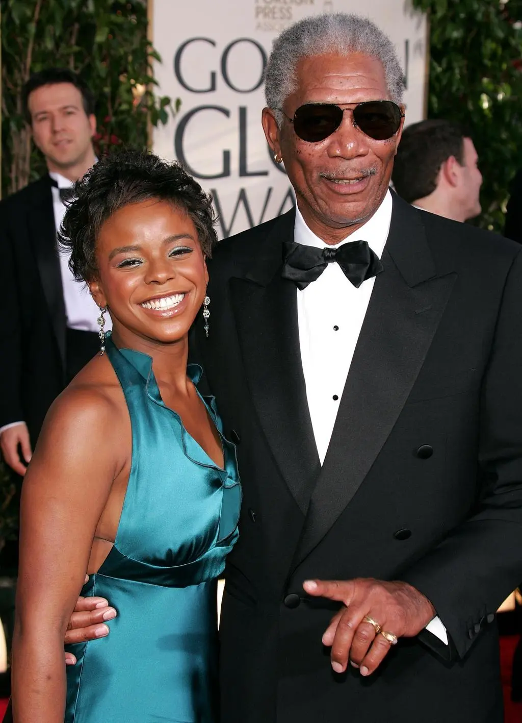 E’Dena Hines i Morgan Freeman