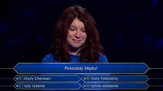 "Milionerzy", odc. 782. Poszukaj błędu!
