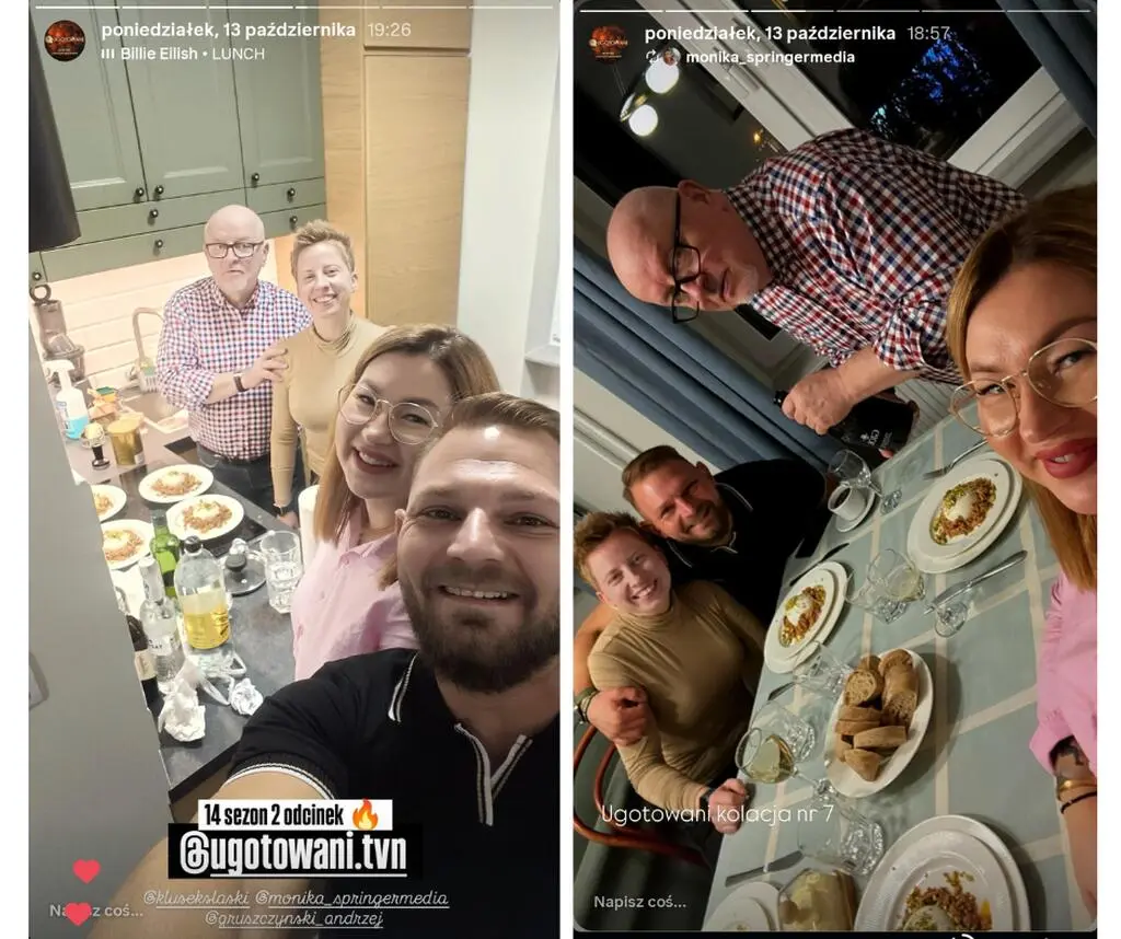 śląska ekipa "Ugotowanych" - screeny z Instagrama