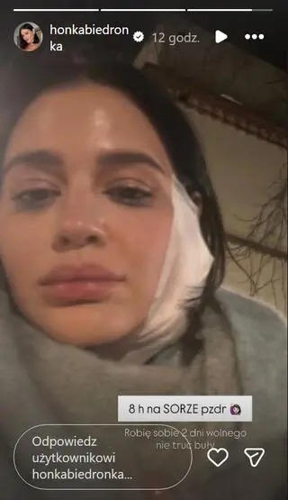 Honorata Skarbek trafiła na SOR