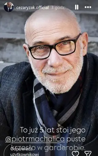 Cezary Żak wspomina Piotra Machalicę