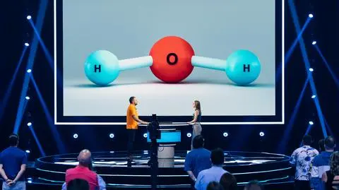 "The Floor". Olga i Michał zmierzyli się w kategorii "Chemia". Kto wygrał?