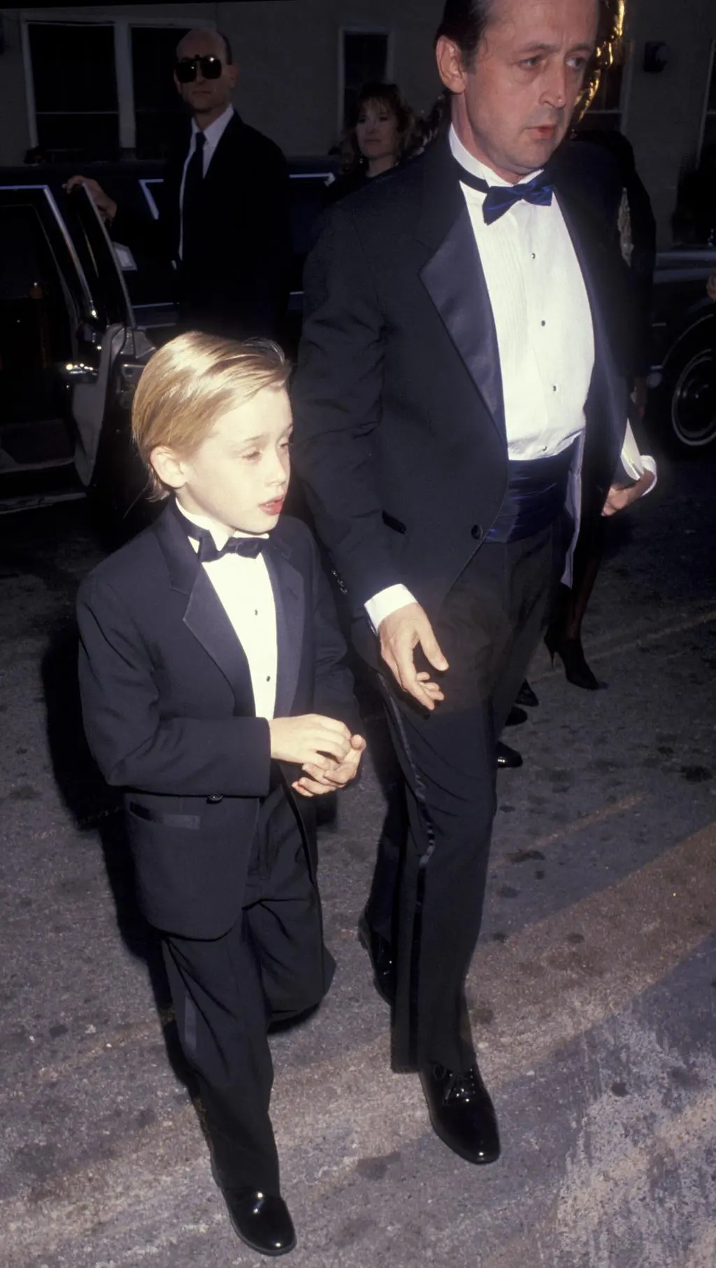 Macaulay Culkin z ojcem Christopherem "Kitem" Culkinem, rok 1993